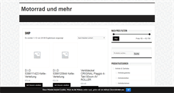 Desktop Screenshot of hecker-motorrad.de