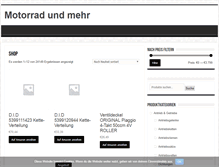 Tablet Screenshot of hecker-motorrad.de